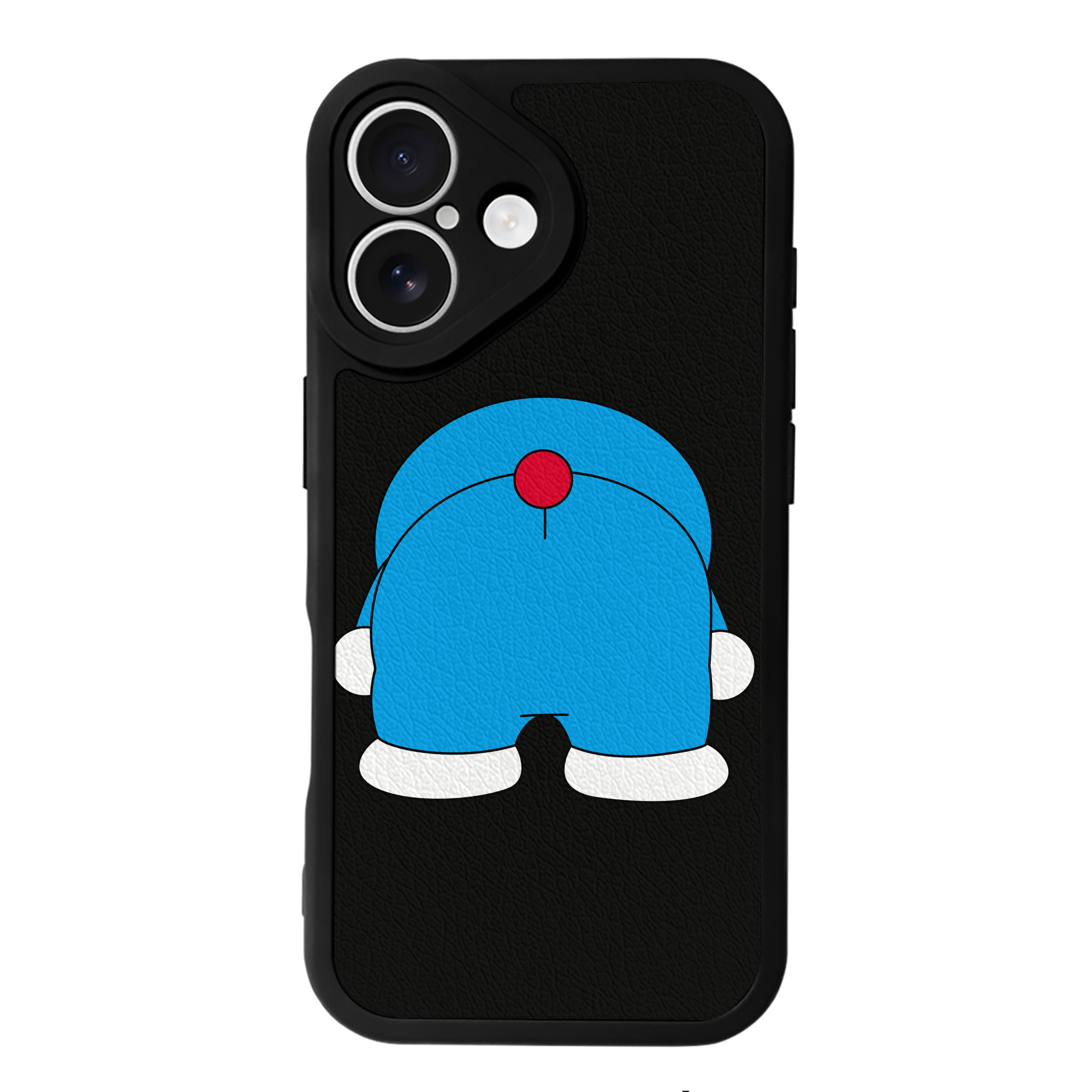 （画像用） ドラえもん Doraemon 【iPhone 16シリーズ対応】シリコンスマホケース（レザー調） 材質：シリコン